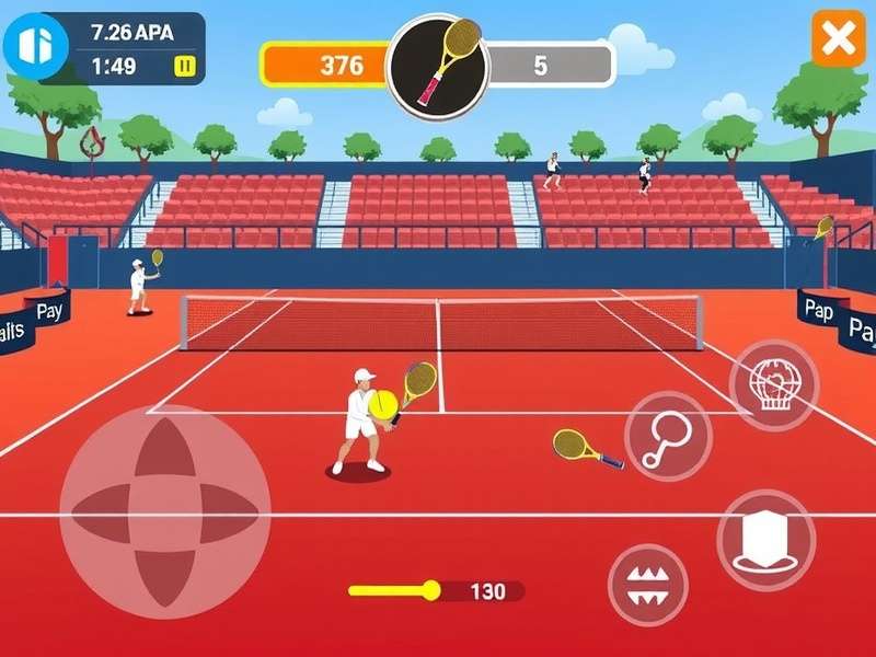 Punjab Tennis Prodigy gameplay screenshot